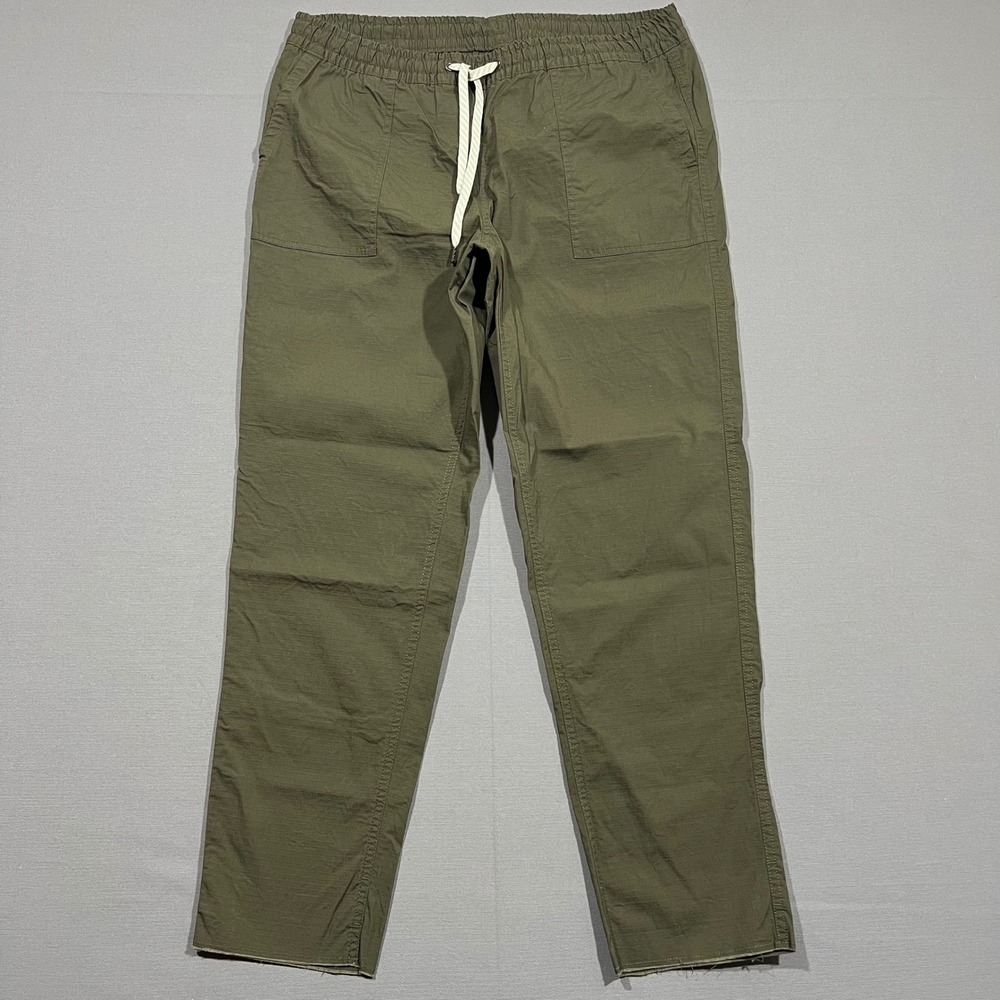 Vuori Olive Cropped Drawstring Relaxed Pants